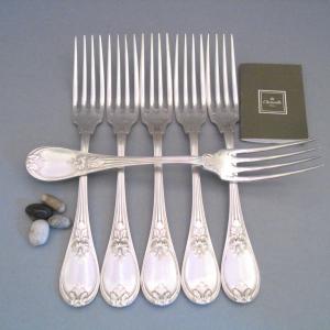 6 Tafelgabeln von Christofle